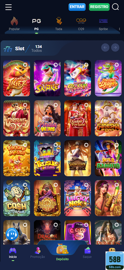 Prêmios Jogos 58b.com